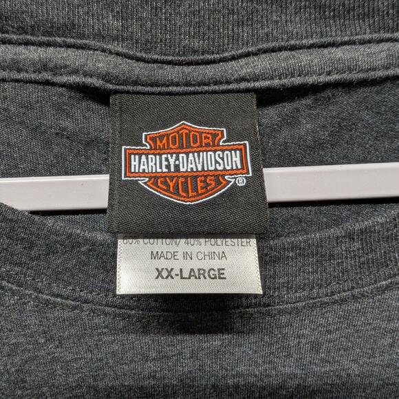 Mid 2000's Harley Davidson Nassau Bahamas Long Sleeve T Shirt - Picture 4 of 4